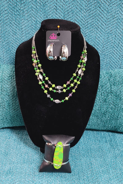 Green and Silver Set