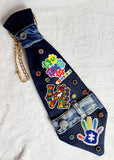 Autism Inspired Denim Tie